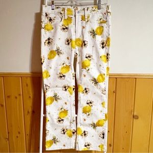 Pilcro and the LetterPress Lemon Grove high rise, boot cut, cropped jeans